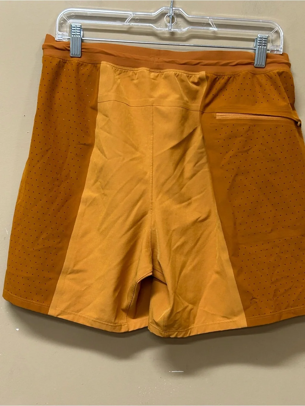 Lululemon Shorts Men’s Medium Active Swim Trunks Lined Autumn Orange 6” Inseam